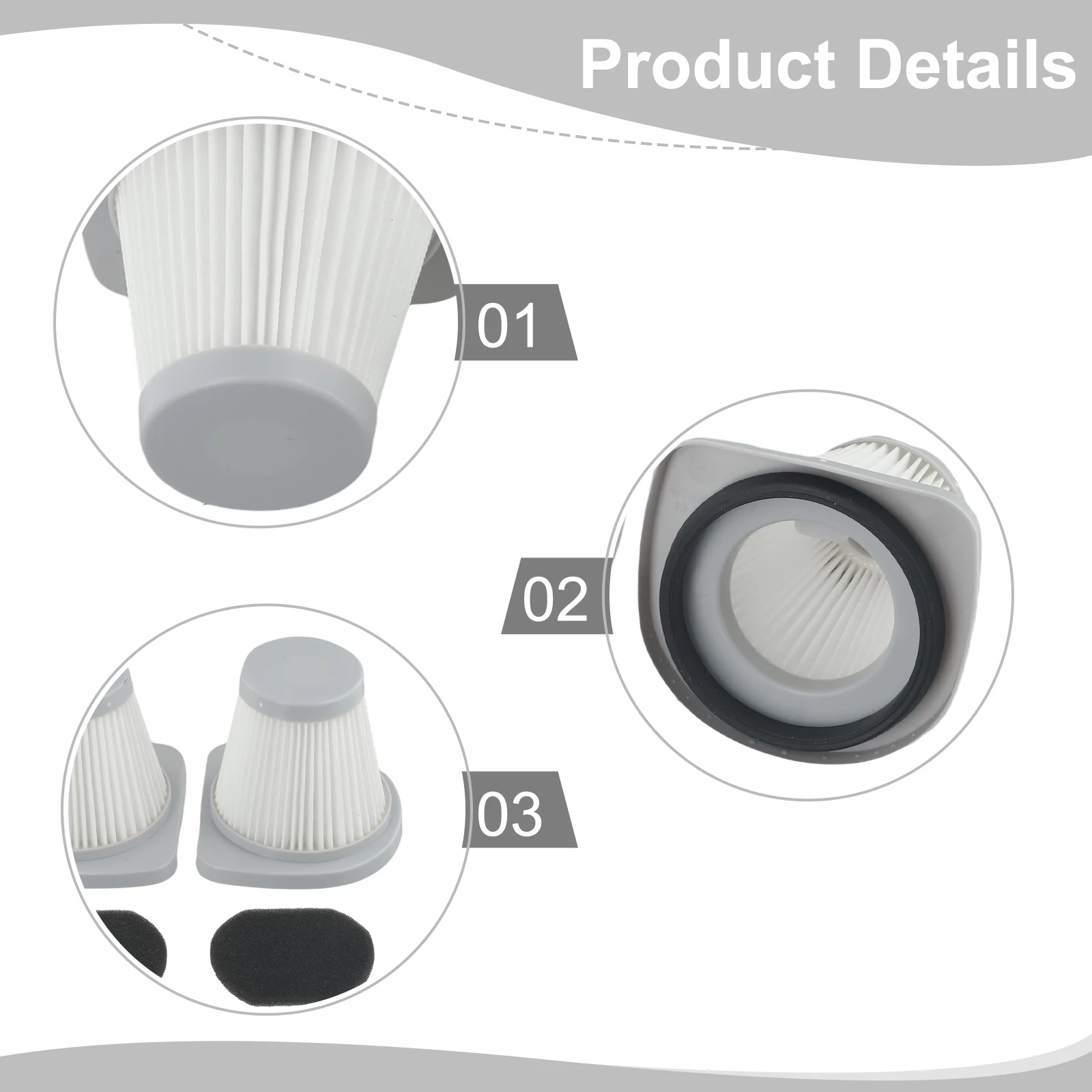 

2pcs Filter Vacuum Cleaner Filter Parts For Merlin Vacuum Cleaner Filters Sweeper Accessory Reduce Dust Pollen Home Clean Tool