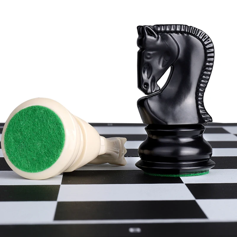 Exquisite Standard Heavy Plastic Tuba Chess Pieces Excluding Chessboard