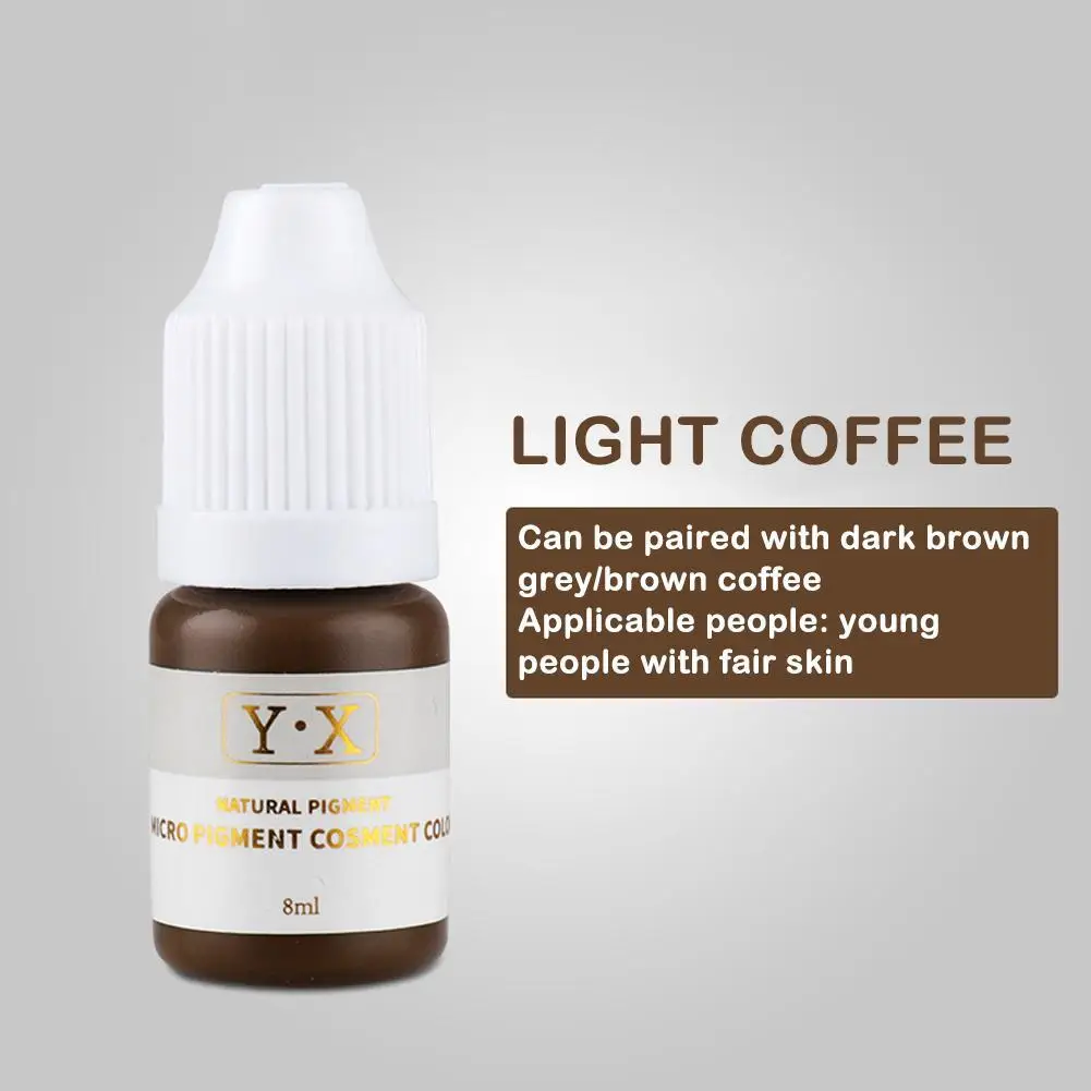 Natural Plants Semi Permanent Eyebrow Tattoo Ink Durable Coloring Beauty Microblading Emulsions Pigment Supplies Makeup