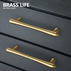 BRASS LIFE Knurling Furniture Handles Long Round Modern Pulls Cupboard Wardrobe Dresser Shoe Box Drawer Cabinet Wine Bar Knob