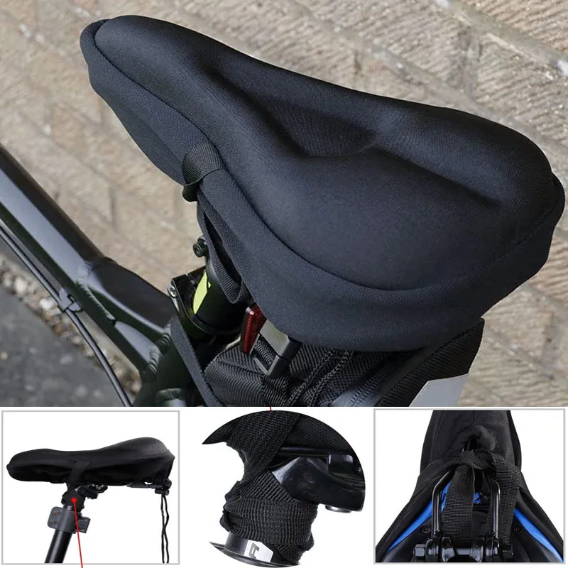 Housses de dégager de vélo 3D confortables, housses de siège de vélo de  montagne, doux, anti-ald, respirant, housse anti-pluie, accessoires  d'équitation - AliExpress