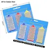 3pcs 240 360 500 1000 Grit Stone Backing Whetstone Block For Ski Edges DMD Diamond Sharpening Hone Set Skiing Sharpeners 1