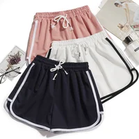 Short de yoga pour femmes, vêtements d'extérieur d'été, taille moyenne, pantalon droit ample, élégant, fin, respirant, jambes larges, pantalon court de gymnastique 2