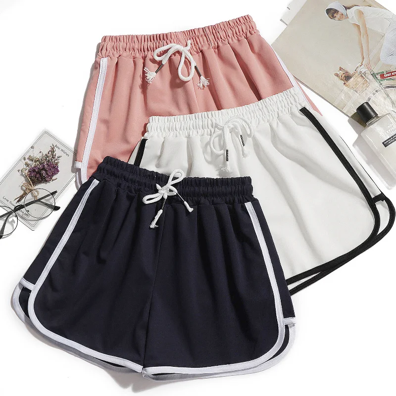 Women yoga Shorts outer wear mid-waist