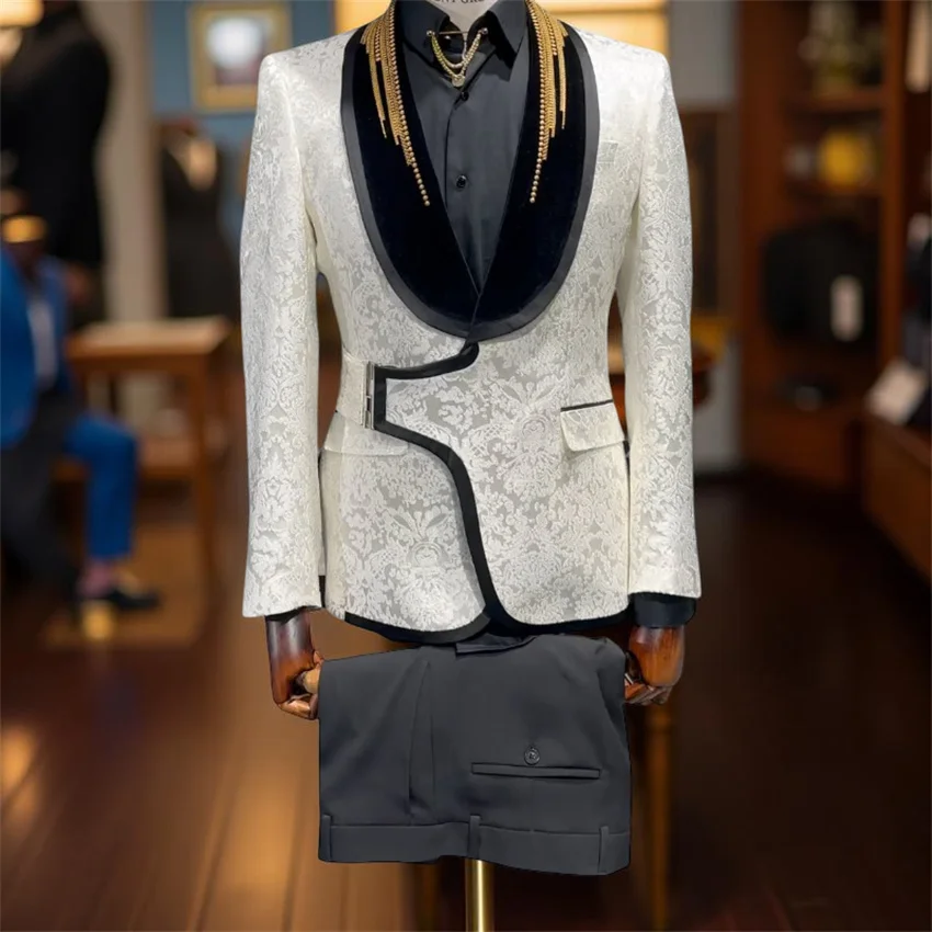 Floral Formal Men Suits 