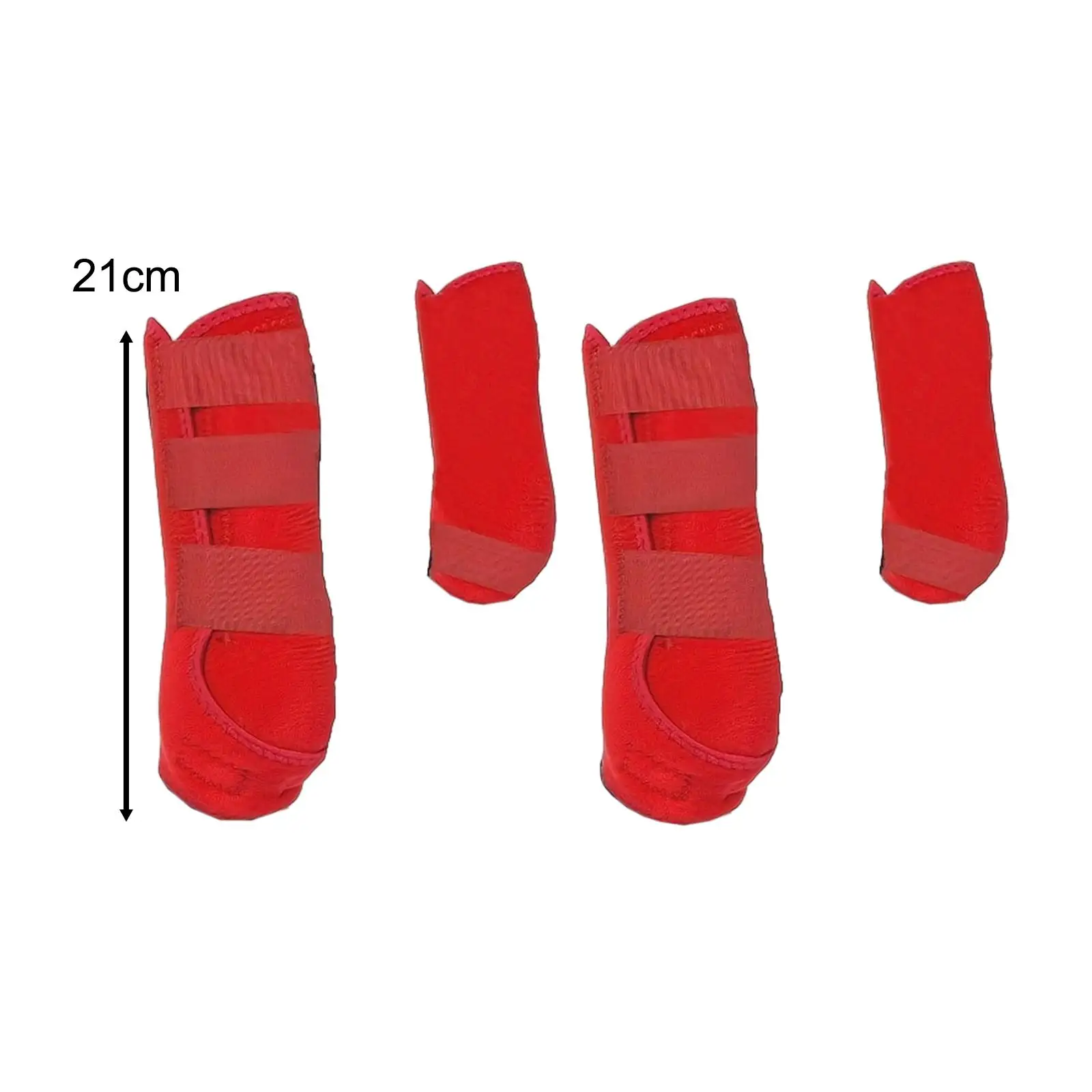 4Pcs Horse Boots Adjustable Comfortable Gear for Jumping Training Riding