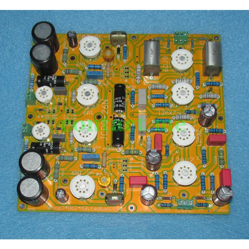 

American CAT SL-1 Signature classic preamplifier simplified version 12AU7+12AX7+6DJ8 tube preamp circuit board JCDQ26N