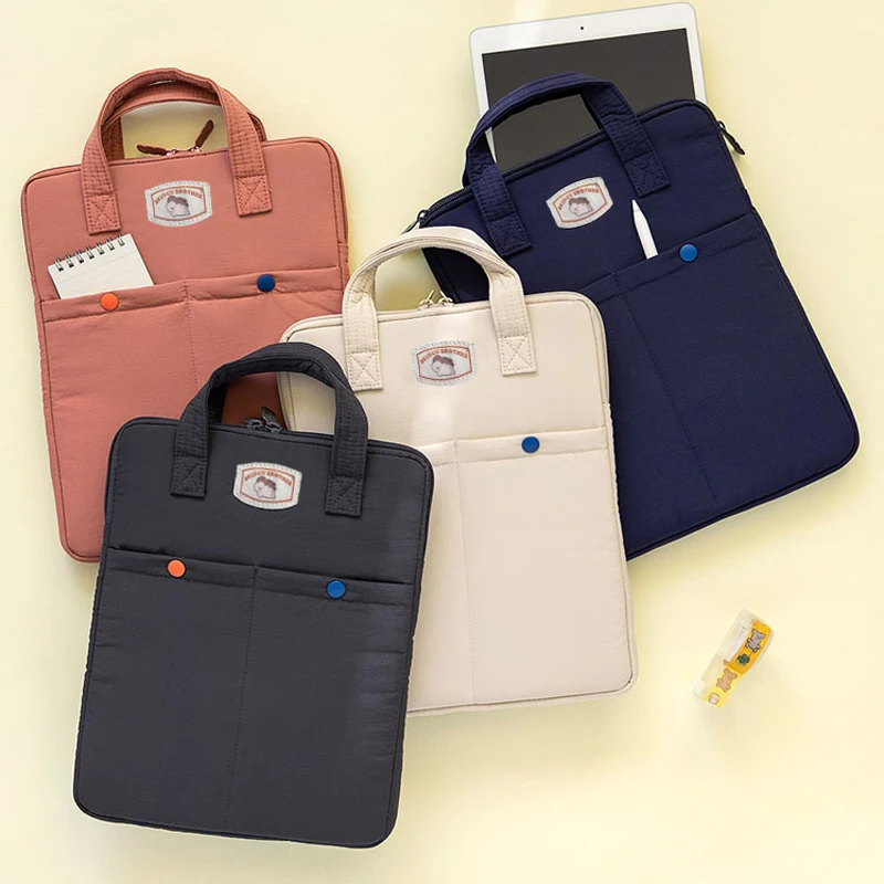 Cute Women Laptop Handbag Sleeve 11 12 13.3 14 Pollici Per Kindle Ipad Pro 11 12.9 Macbook Air 13 M1 M2 Tablet Pouch Notebook Bags