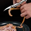 Fast Shrimp Sheller Fish Scales Peeler 6 In 1 Fish Double-headed Shrimp Line Cutter Stainless Steel Fish Cutting Cleaning Tool 4