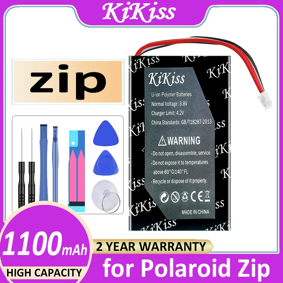 Batteria 1100Mah Per Polaroid Zip Bateria