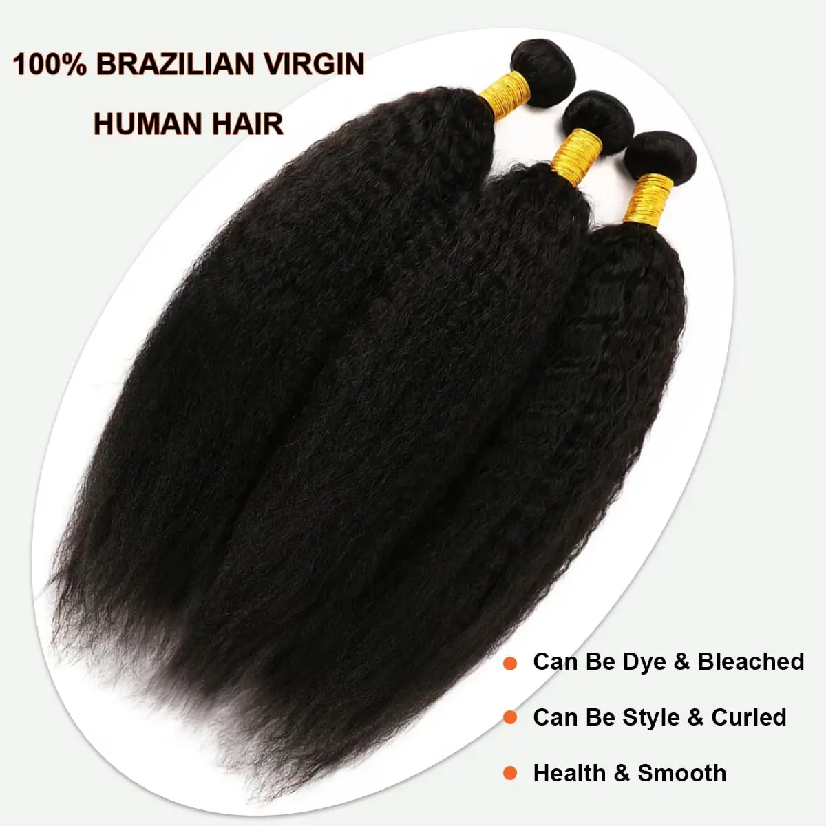 Kinky Yaki Straight Human Hair Bundle 100% Virgin Unprocessed Jerry Curly Human Hair Extension Top Quality Wholeasle Double Weft