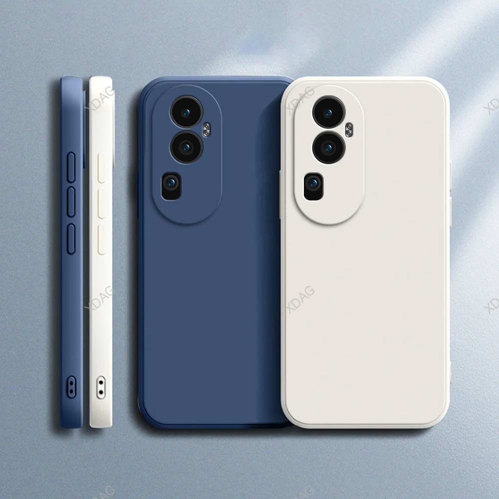 Premium Liquid Silicone Phone Case with Lens Protection - Classic Design