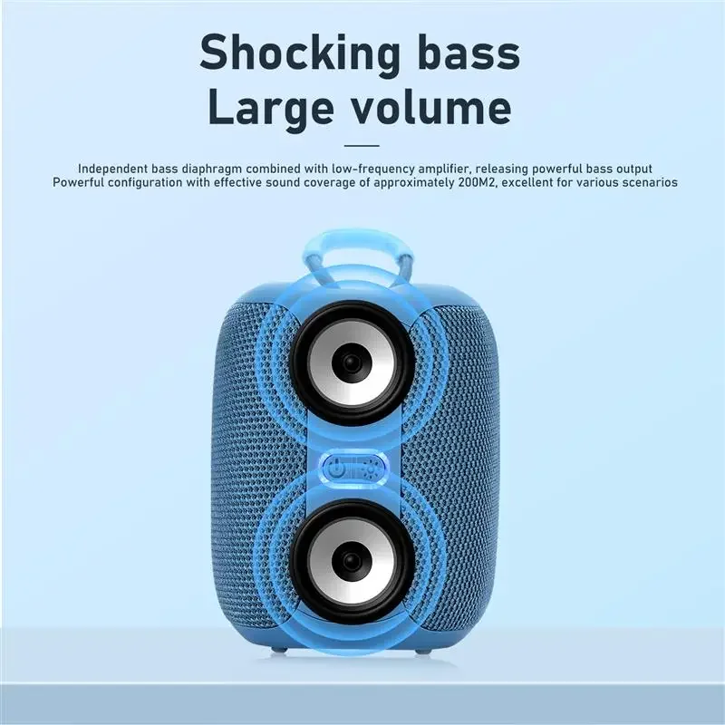 TG658 Portable Bluetooth Speaker Wireless Subwoofer Column Mini Bass FM TF BT Music Play For Android iOS Smart Phone PC Laptop