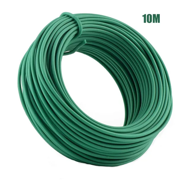 10 M/20 M Tekercs Huzalcsavar Kötések Zöld Növényi Zsineg Kertészet Puha Rugalmas Hajlékony Tartó Huzalkábel Csavar Nyakkendő - Image 3
