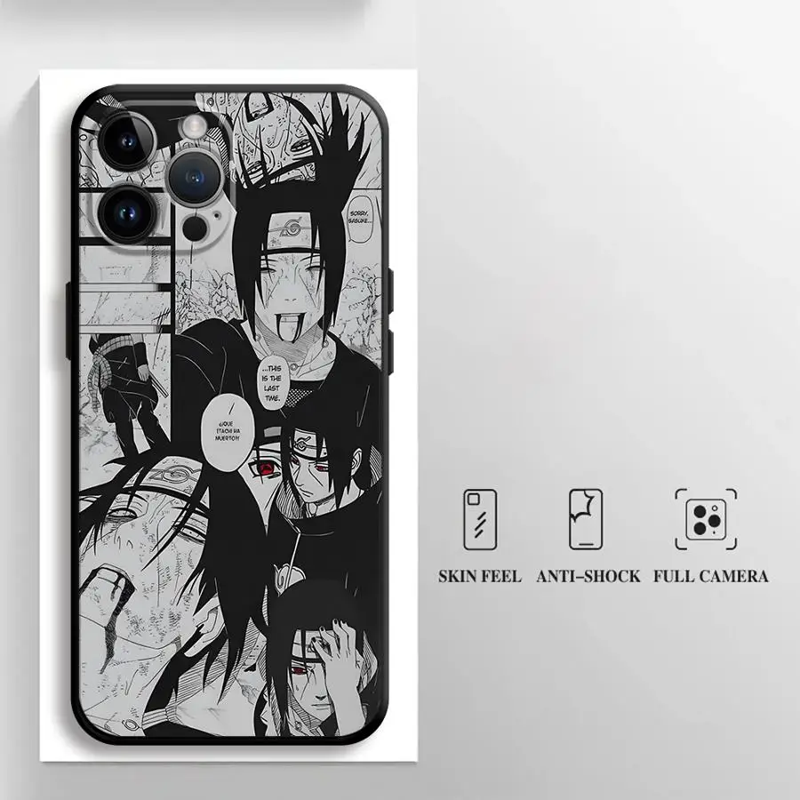 Uchiha Itachi Black Soft Anime Phone Cover Case
