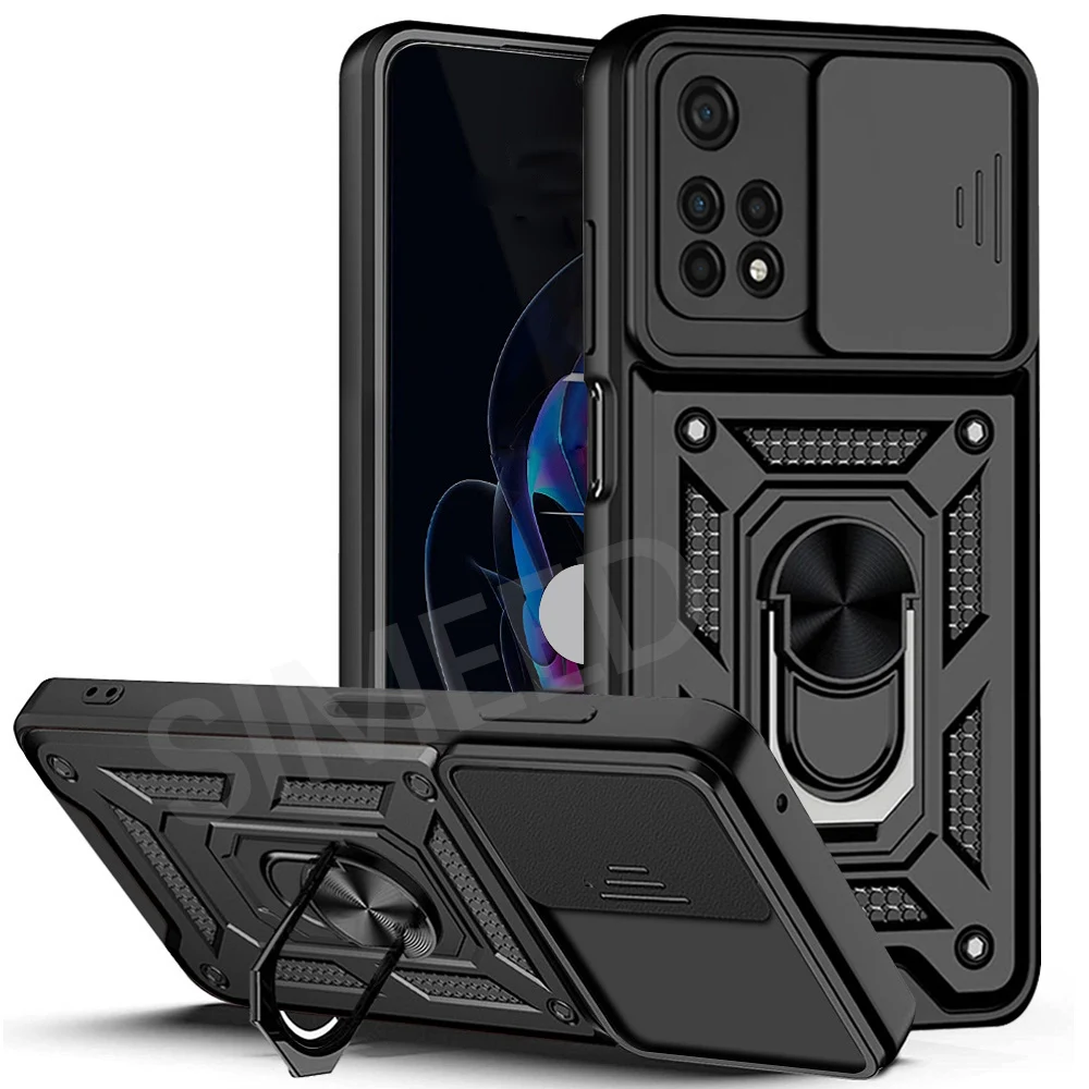 Чехол для Redmi Note 11 Pro 11S бронированный чехол Xiaomi 11T Mi Lite 5G NE POCO M4 M3 F3 X3 X4 NFC 10S 10 9 9S 9A |