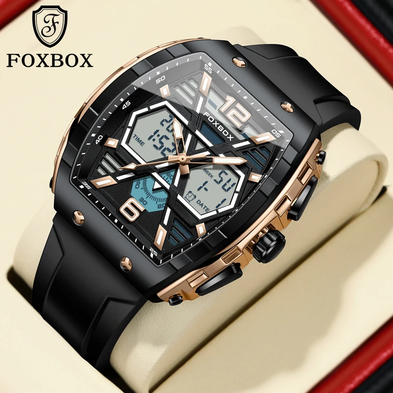 LIGE Men's Digital Military Waterproof LED Sport Watch