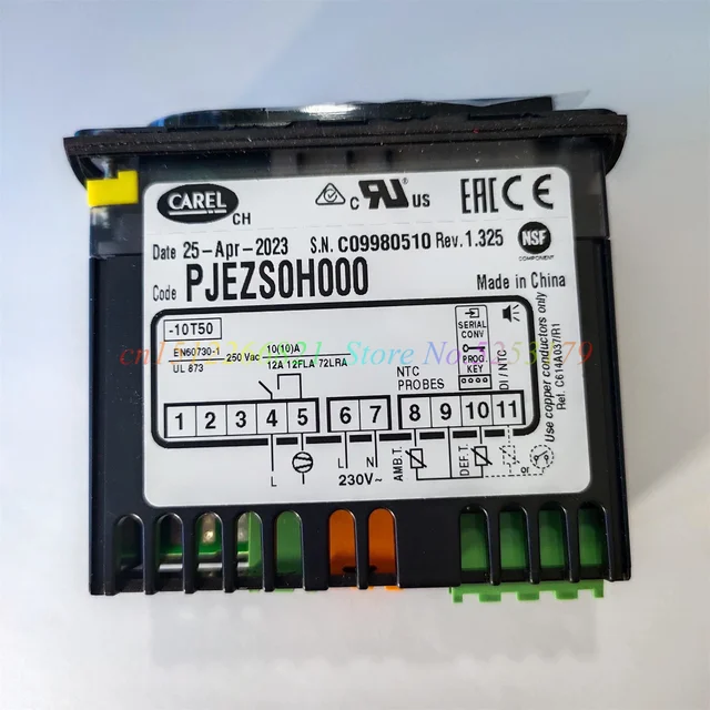 Termostato Carel Pjezs0g000 230v Ntc E Sau00eddas Relu00e9