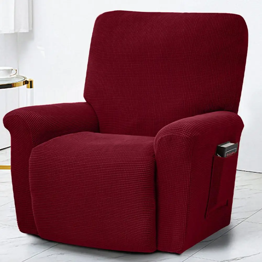 Durable Recliner Cover Easy to Install Wear Resistant Elastic Recliner