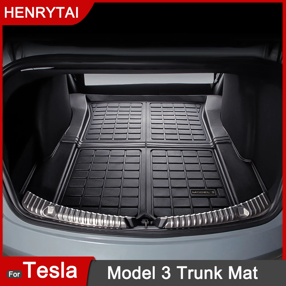 New Tesla Model 3 Trunk Mat 3D Floor Mat Car parts wholesale