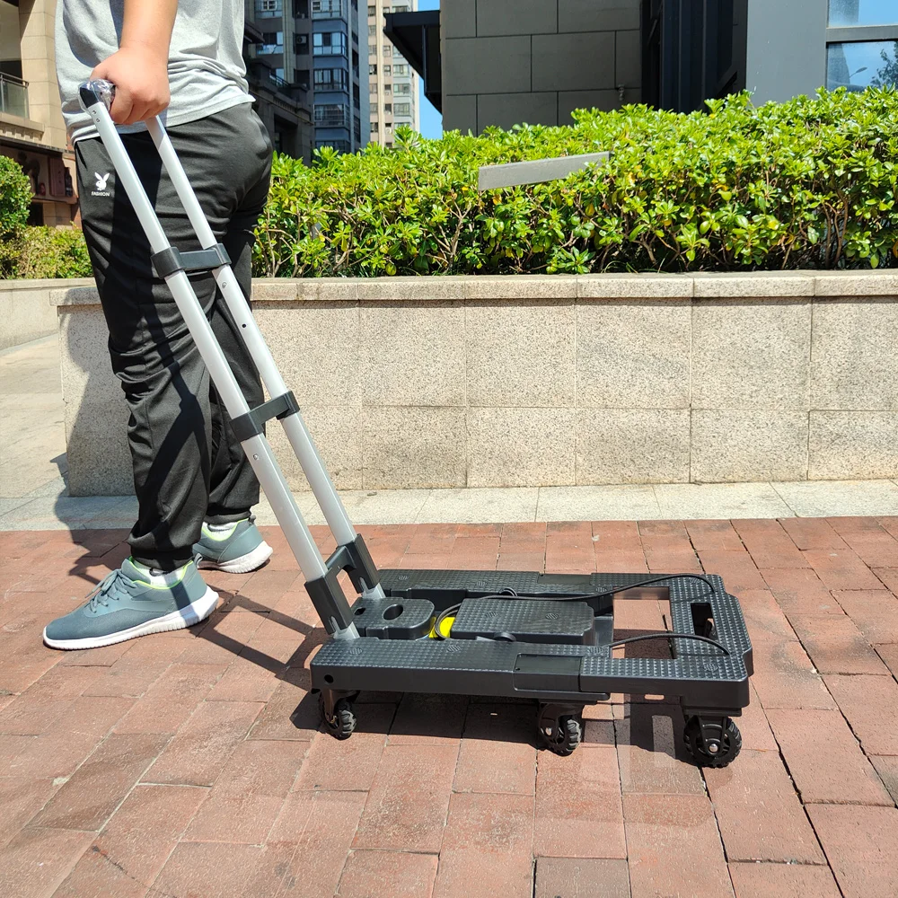 Carrello A Strappo Esteso Carrello Della Spesa Che Trasporta La Borsa Della Spesa Da Campeggio All'Aperto Carrello Pieghevole Rimorchio Per La Spesa A