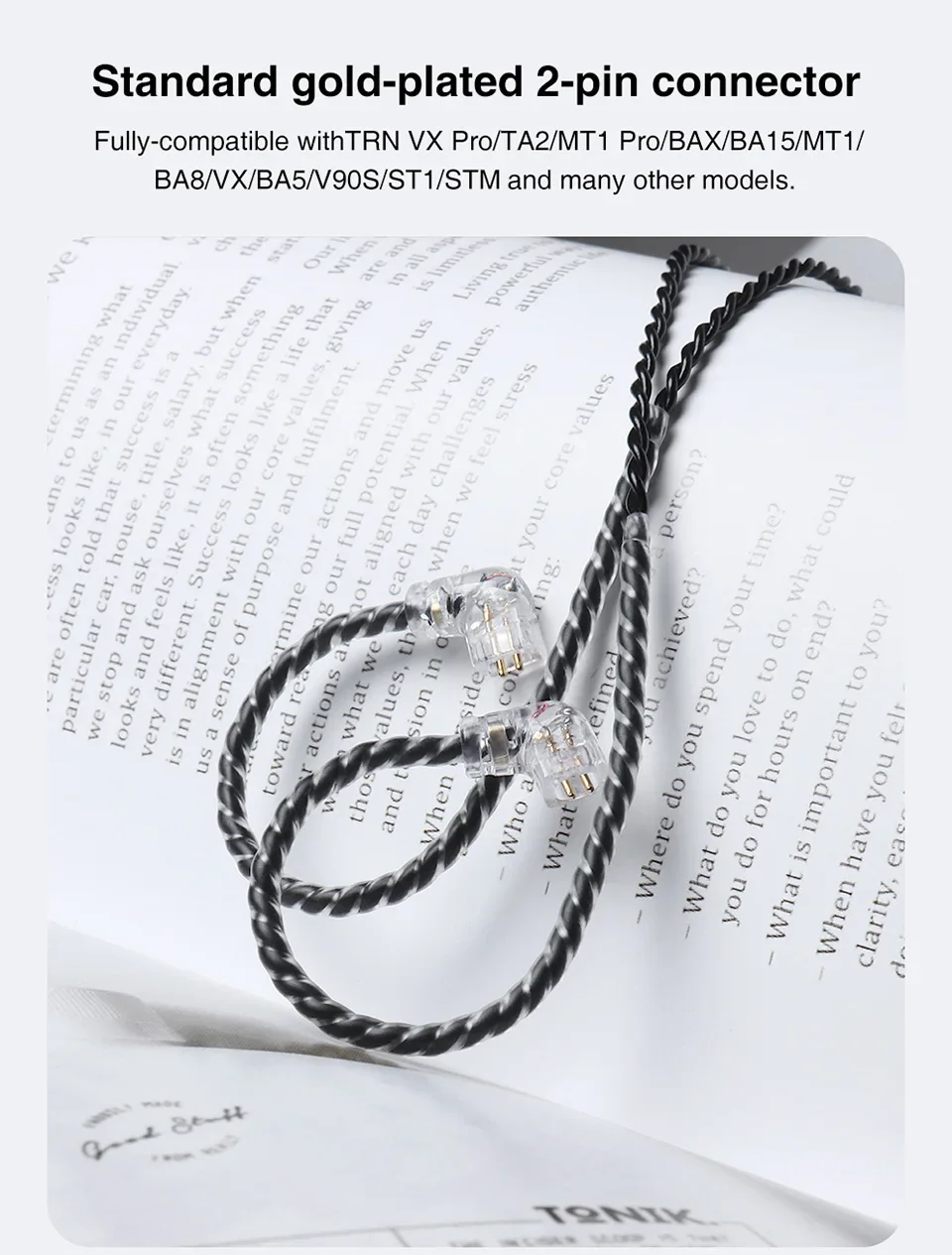 Type C audio Cable TRN VX Pro/TA2/MT1 Pro/BAX /BA15 /MT1 /BA8 /VX /BA5 /N90S/ ST1 /STM