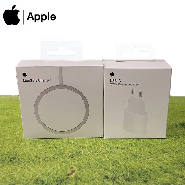 Apple MagSafe cargador inalámbrico 20W para iPhone 17 16 15 14 Pro Max carga rápida tipo C para iPhone 13 Mini carga magnética rápida