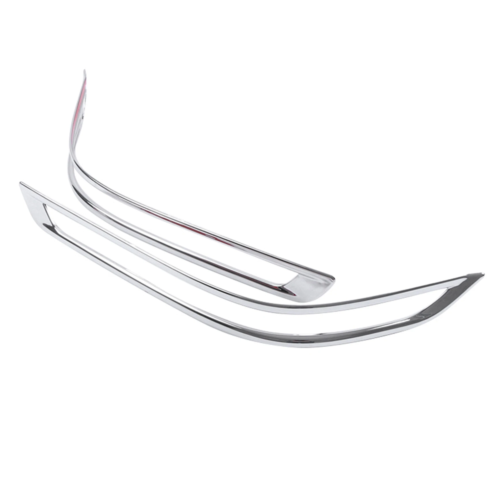 

for Cadillac XT6 2020 2021 Silver Rear Reflector Fog Light Lamp Cover Trim Bezel Frame