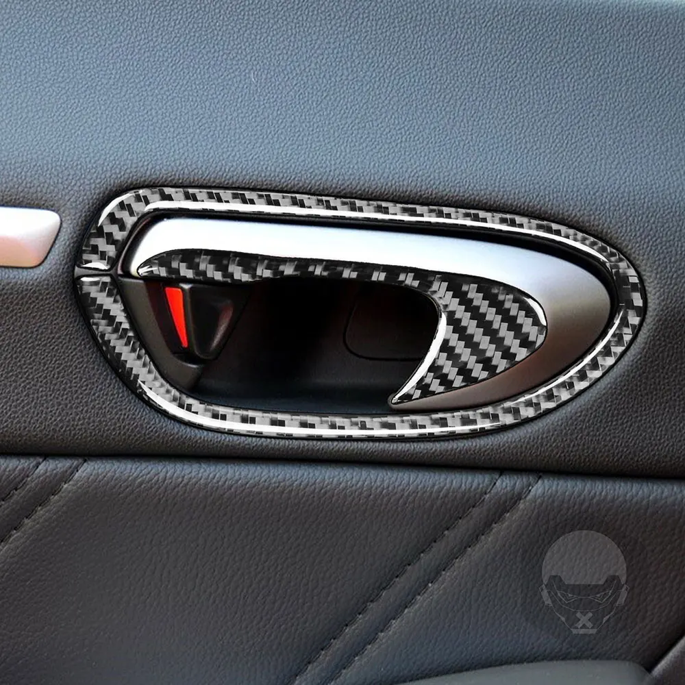 

8Pcs For Civic 8th Generation 2006 2007 2008 2009 2010 2011 Car Door Handle Sticker Trim Decal Retrofit Carbon Fiber Accessories