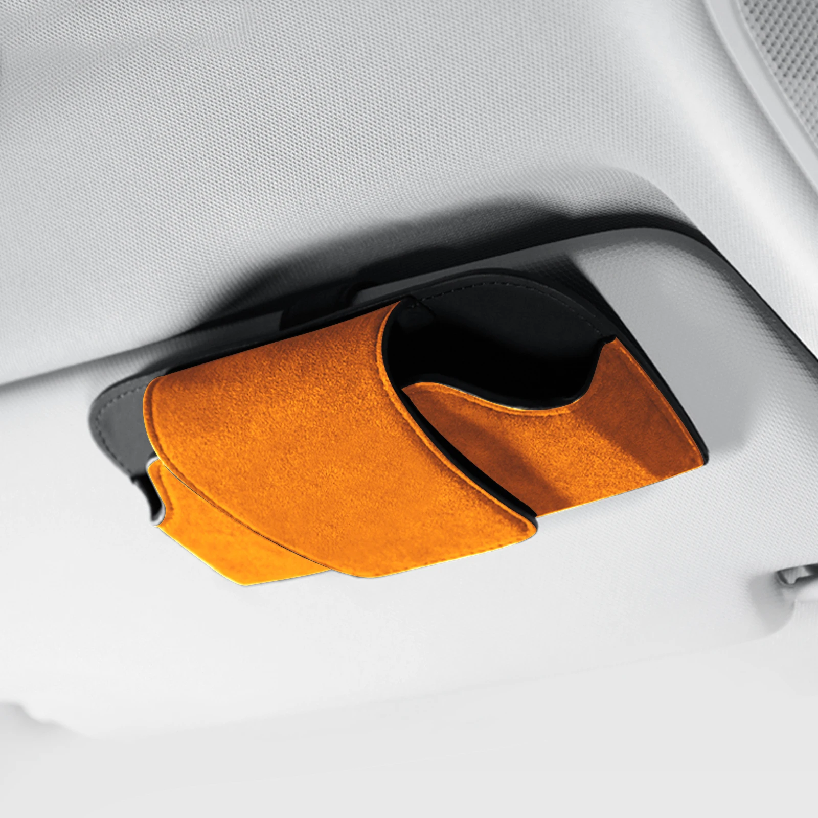 

Alfanxi Sunglasses Holder for Car Sun Visor Universal Organizer Box Compatible with Most of Cars