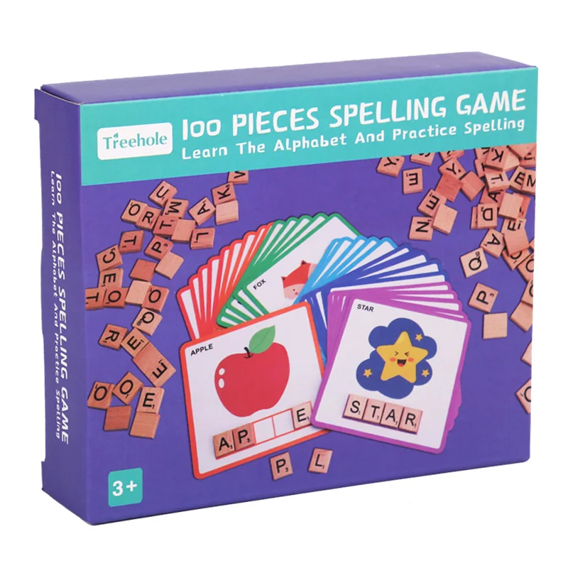 Children's toys learn English card alphabet cognition early cognitive puzzle toys 6