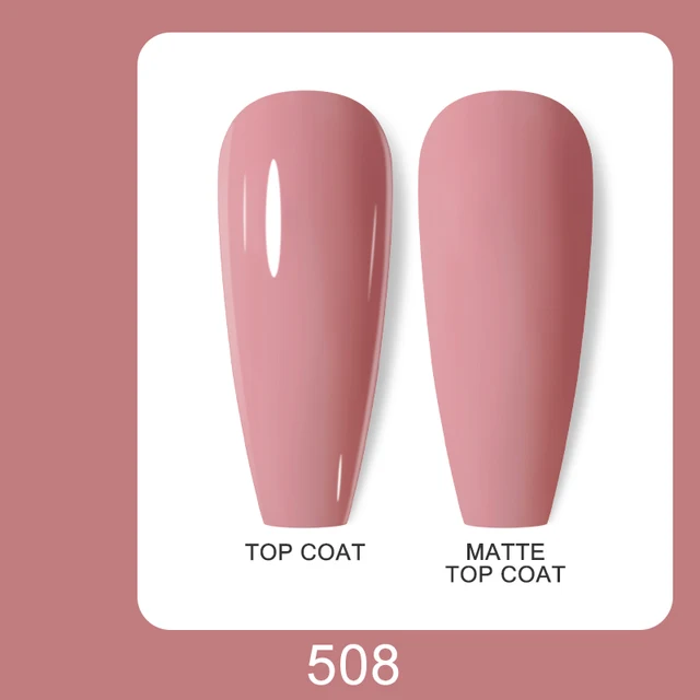 Arte Clavo 15ml Brown Coffee Color UV Gel For Nail Gel Nail Polish Varnish Hybrid Glitter Decoration Base Top Coat Set 508