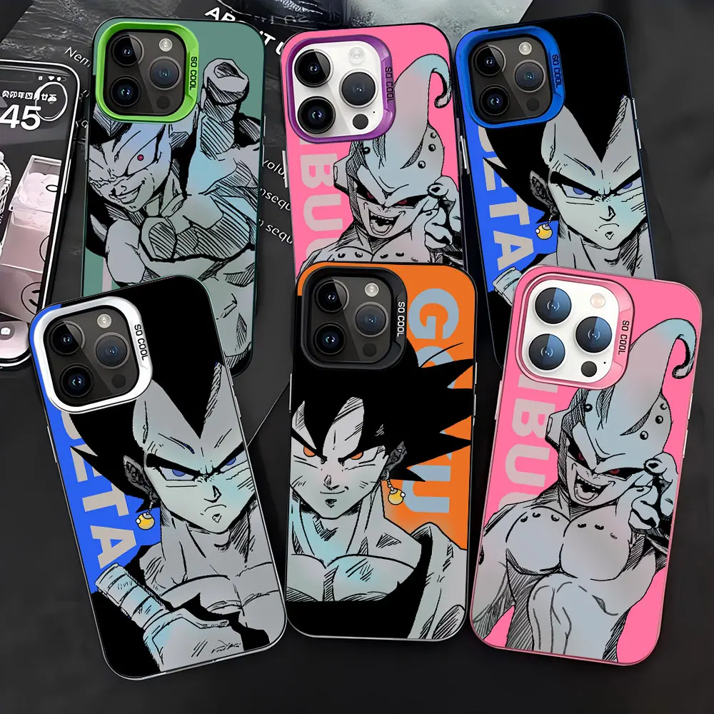 Anime Dragon Ball Goku Handyhülle für iPhone 17 17e 16e 16 15 14 13 12 11 mini Pro Max X XR XSMAX Air Plus Sturzsichere Matte Hülle