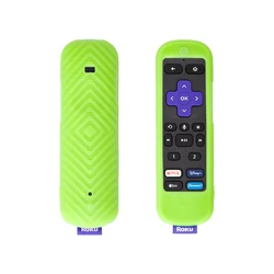 Silicone Protective Case for Remote Control - Shockproof & Anti-Slip Cover (Fluorescent green)