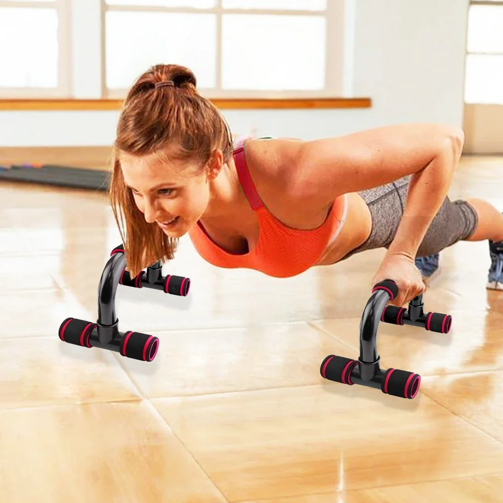 Push Up Bars Stands Handle Workout for Home Gym & Traveling Fitness Muscle, Pull Ups & Strength Training