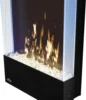38 inch Vertical Wall Mount Electric Fireplace - Black, NEFVC38H 6