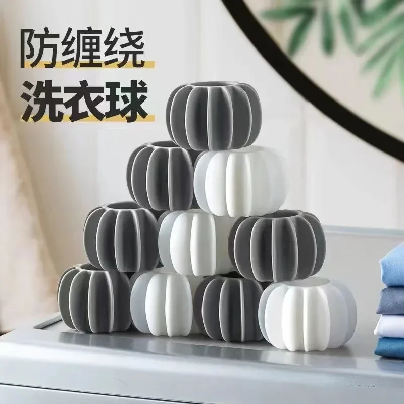 Reusable Silicone Laundry Ball Pet Hair Removal Clothes & Lint Hair Catcher Washing Machines