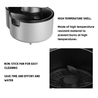Multi-functional Air Fryer Home Use Smart Automatic Rotation 8L Large Capacity Visible Oil Free Air Fryer 2