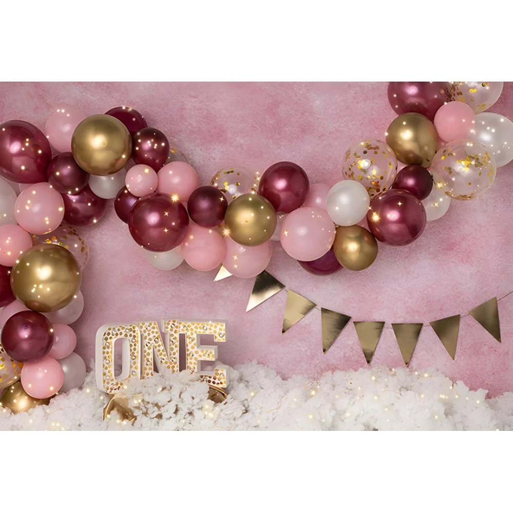 YongFoto 150Cm Diameter Ronde Achtergrond Voor Fotografie Roze Baby Beer Ballon Achtergrond Voor Baby Douche Party Decor Kinderen Baby Studio Portret Fotoshoot Ronde Props