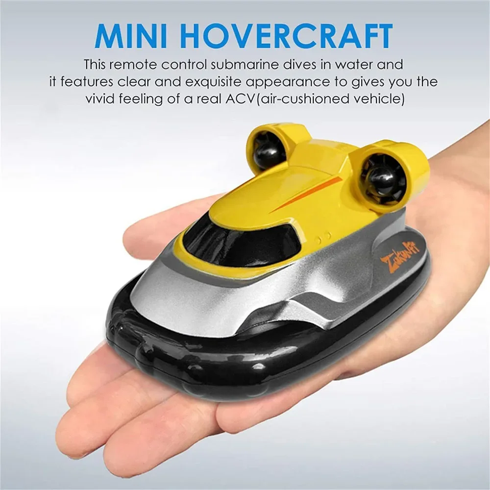 888-1 2.4G Mini RC Hovercraft Boat Model High Speed Toy Hovercrafts With Light Outdoor Simulation Gifts Toys for boys 2