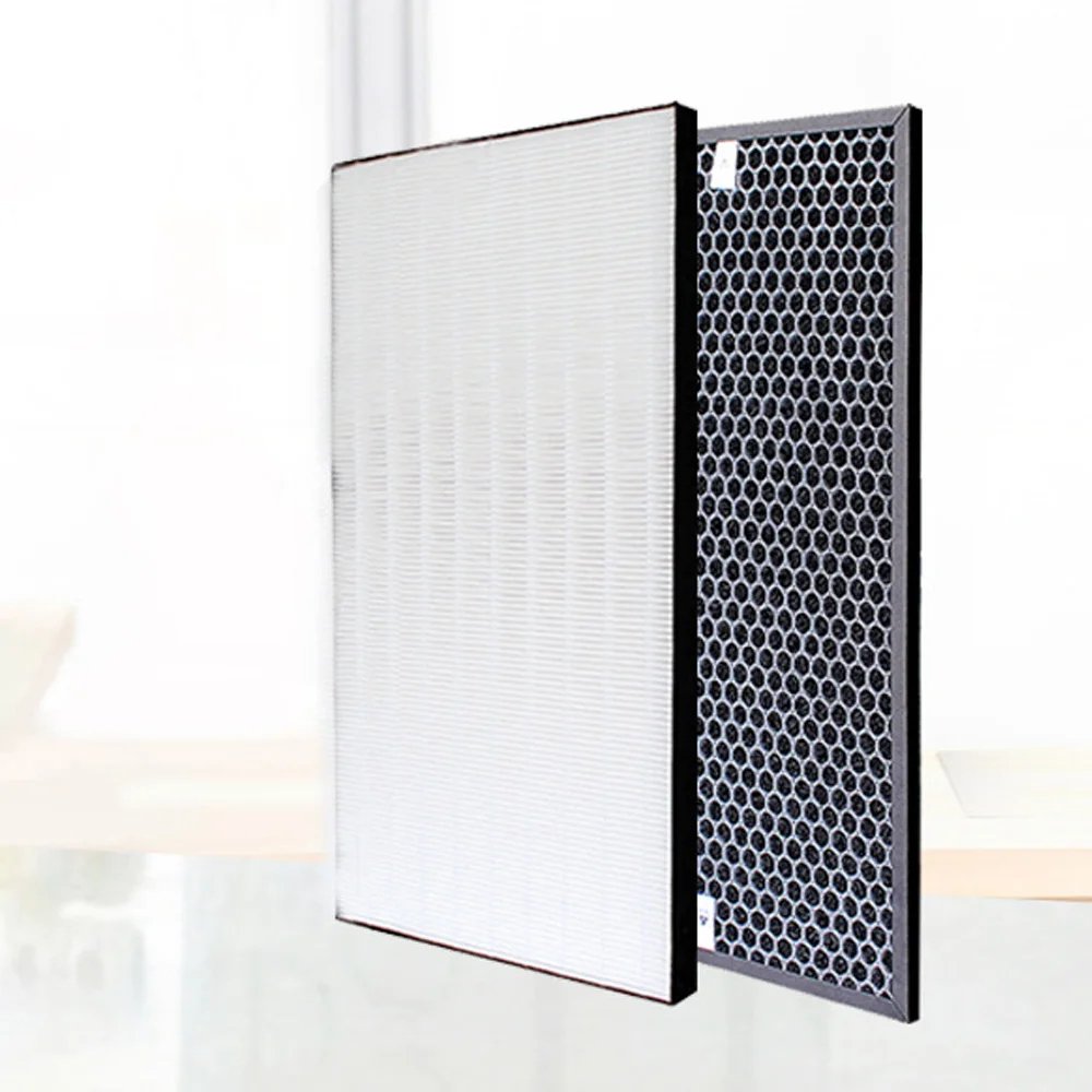 

Heap Filter For Sharp Air Purifier KC-D70 KC-E70 KC-F70 KC-700Y7 Heap Filter 43*23.5*2.8cm+Actived Carbon Filter 43*23.5*1cm