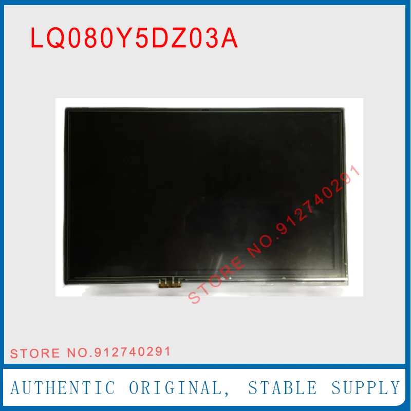 LCD LQ080Y5DZ03A LQ080Y5DZ03 포드 이스케이프 Sync2 DVD 네비게이션 모니터용 터치 스크린 패널이 포함된 오리지널 8인치 LCD