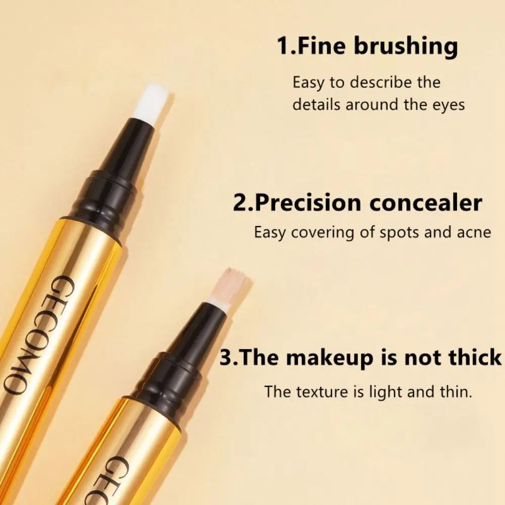 Brush Concealer Pressed Liquid Contour Dark Eye Circles Pimple Marks Spots Brightening Face Primer Base Makeup