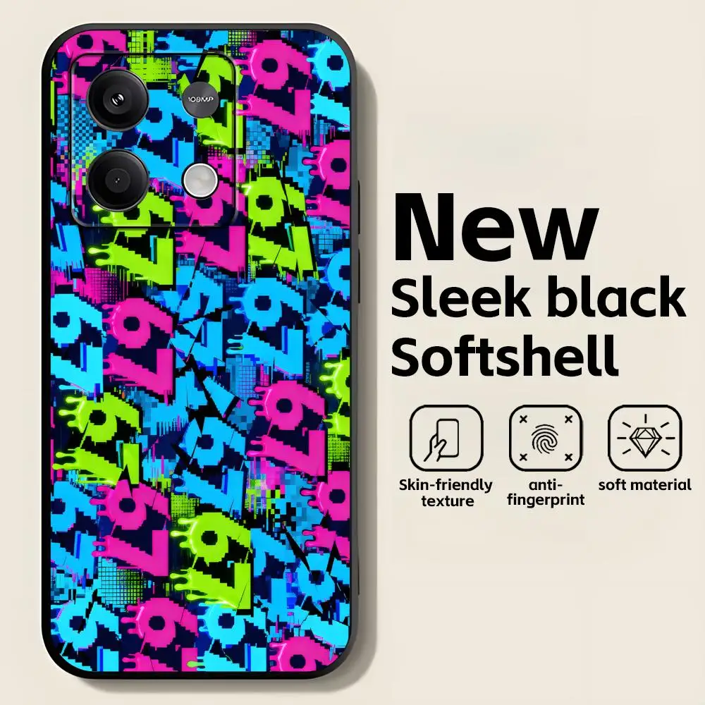Sleek Black Soft Phone Case