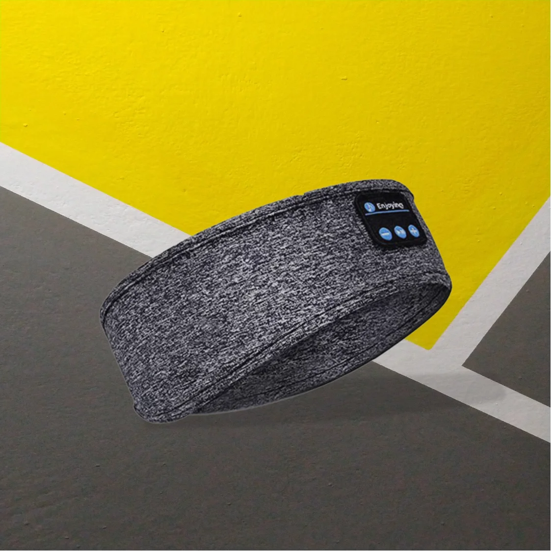 Wireless Music Eye Sleep Mask Headset Elastic Sports Headband Over the