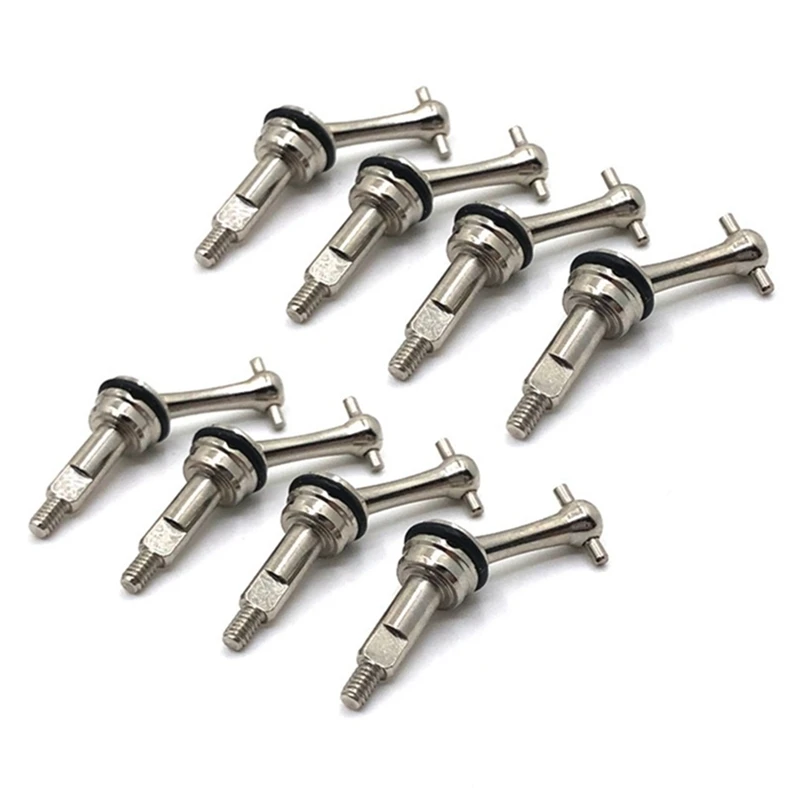 

8 шт. металлический Расширенный приводной вал 27 мм CVD универсальный шарнир для Wltoys 284131 K969 K989 K999 P929 1/28 обновленные детали для радиоуправляемых автомобилей