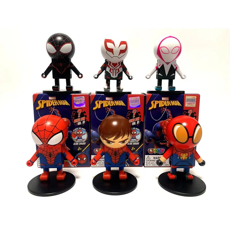 Anime Marvel Wallclimbing Doll Spider Man Spider Wen Action Figures Wall Climbing Decoration Ornaments Model Toy Regali Per Bambini
