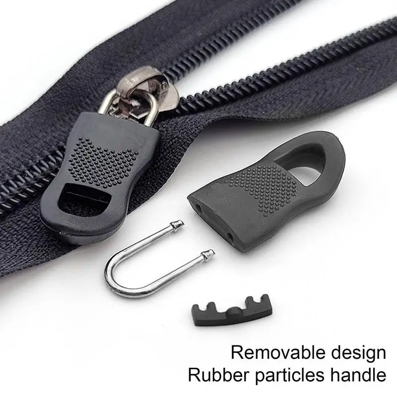 Zipper Pull Replacement Accessories Versatile Zipper Slider Puller Instant Repair Kit Compact Tab DIY Sewing Craft