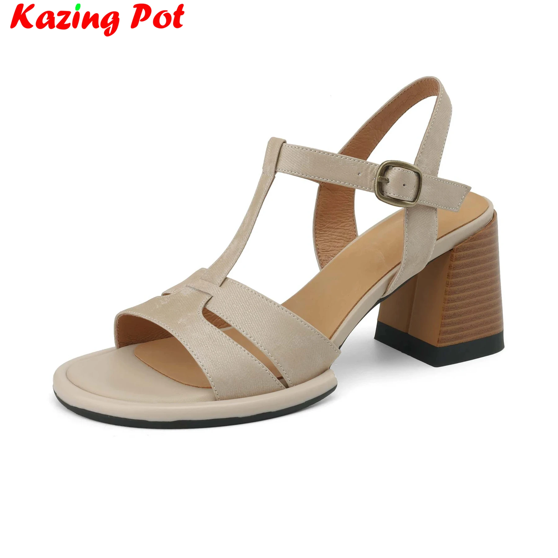 

Босоножки Vichelo женские из бычьей кожи, модные сандалии-гладиаторы с открытым носком, на массивном высоком каблуке, обувь для офиса и свадьбы