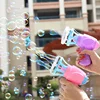 Summer Children's Electric Fan Bubble Gun Machine Soap Blowing Bubble Water Toys Outdoor Bubble In Bubble Wedding Party Gifts 2
